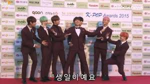 160217 bts gaon kpop awards redcarpet