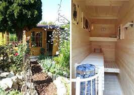 Welches material ist besonders für den selbstbau geeignet? Ein Gartenhaus Wird Zum Wellnesshaus Mit Selbstbau Sauna