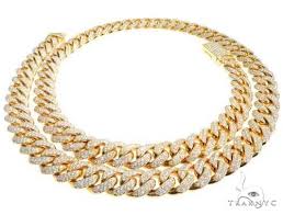 Maybe you would like to learn more about one of these? Iced Out Miami Cuban Link Chain 28 Inches 12mm 288 2 Grams 64100 Mens Diamond Yellow Gold 14k Round Cut 30 31 Ct