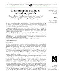 Turn the equity in your home into cash, finance the ride you really want, and more. Pdf Measuring The Quality Of E Banking Portals