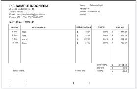 Pembatalan faktur pajak harus didukung oleh pkp penjual. Cara Membuat Faktur Penjualan Contoh Download Faktur Penjualan Gratis Liputanteknologi