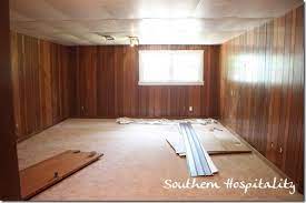 Needless to say, i've had to paint over wood paneling quite a bit in my house and have tried several methods. House Renovation Week 12 Paint That Paneling People Southern Hospitality