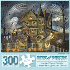 300 large piece puzzles for seniors. Bits And Pieces 300 Large Piece Jigsaw Puzzle For Adults Haunted H I Love Puzzles