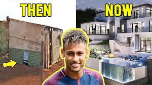 We really like to watch beautiful. Top 10 Footballers Houses Then And Now Ronaldo Neymar Messi Youtube