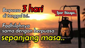 Inilah Keutamaan Puasa Ayyamul Bidh Catat Tanggal Berapa Jadwal Puasa Ayyamul Bidh Bulan Ini Youtube