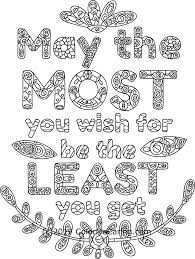 My The Most You Wish For Be The Least You Get Free Coloring Page Colormecaring Com Free Coloring Pages Coloring Pages Colouring Pages