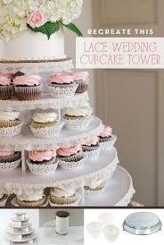 Lace Wedding Cupcake Tower Stand Diy The Wedding Cupcake Blog Weddingcupcakes Org Wedding Cupcakes Cupcake Tower Wedding Floral Wedding Cakes