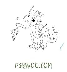 Fire breathing dragon coloring pages are a fun way for kids of all ages to develop creativity, focus, motor skills and color recognition. Little Fire Breathing Dragon Coloring Sheet Free Dragons Coloring Book