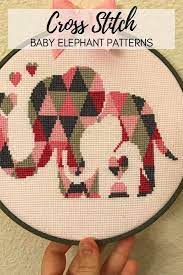 14 count, 45.72w x 23.22h cm 16 count, 40.01w x…. Baby Elephant Cross Stitch Patterns The Whoot