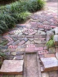 Random Brick And Stone Path Stone Garden Paths Garden Paths Garden Stones