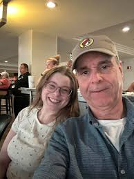 With my daughter at the Wings game at the AAC. Caitlin Clark didn't play.  But Paige Bueckers did. How could I have a bad time with my little girl? No  chance. And