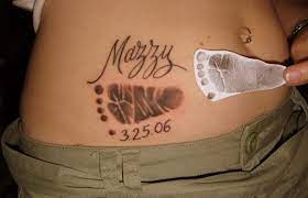 Baby footprint tattoos handprints baby footprint tattoos handprints. Baby Footprint Tattoo Ideas 26 Sweet Collections Design Press