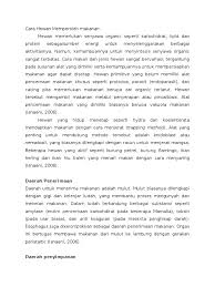 Cara Hewan Memperoleh Makanan