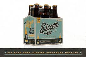 Six Pack Beer Bottle Carrier Mock Up Beer Bottle Carrier Bottle Carrier Beer Packaging