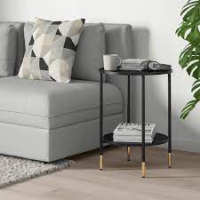 Side tables are so much more than a sidekick to your sofa. Asperod Side Table Black Glass Black 173 4 Ikea