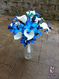 Check spelling or type a new query. Dress My Wedding Blue Dendrobium Orchid And Calla Lily Bouquet