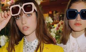 Grace Hartzel & Altyn Simpson Model Carolina Herrera SS19 Collection