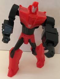 Imagine charging into battle with transformers: Transformers 2015 Sideswipe Mcdonald S Happy Meal Toy R