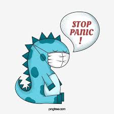 Stop Panic Wearing Mask Dinosaur Stop Panic Wearing A Mask Dinosaur Png Transparent Clipart Image And Psd File For Free Download In 2020 Dinosaur Mask Animal Masks