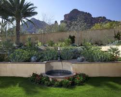 Stucco Garden Walls Design Ideas Pictures Remodel And Decor Steep Backyard Cottage Garden Design Terrace Garden Design