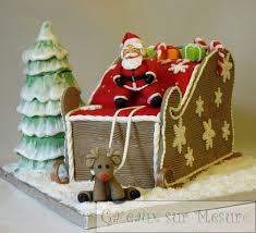 Santa S Sleigh 3d Cake Kerst