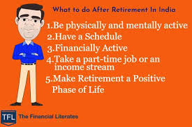 At 55, the exposure to this volatile asset class should have been pared down to 45%. What To Do After Retirement In India