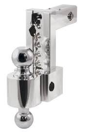Drop adjustable class v ball mount. 6 In Drop Adjustable Dual Locking Double Ball Hitch With Polished 1 7 8 2 In Combo Ball