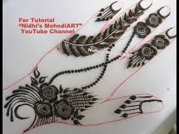 It is a complicated design doesn't leave much space in between. Beautiful Flowery Henna Mehndi Design Patch Tattoo Tutorial Youtube