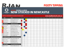 FOOTY TIPPING NOW STOCKED IN NEWCASTLE