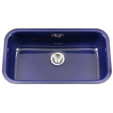 Check out our reviews of the top picks on the market right now and the buying guide. Houzer Pcg 3600 Nb Porcela Series Porcelain Enamel Steel Undermount Large Single Bowl Kitchen Sink Navy Blue Walmart Com Walmart Com