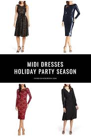 25 Best Midi Dresses On Trend For Holiday Party Season Chic Lace Dress Holiday Party Dresses Cocktail Dress Lace