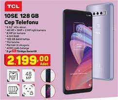 Tcl en ucuz cep telefonu modelleri & fiyatları %40'a varan indirimlerle gittigidiyor'da! Tcl 10se 128 Gb Cep Telefonu Indirimde Market