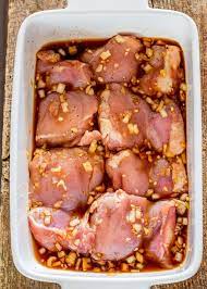 Spicy Honey Garlic Chicken Thighs With Rice And Broccolini Jo Cooks Chicken Thights Recipes Boneless Chicken Thigh Recipes Chicken Thigh Recipes Baked