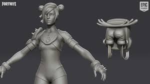 You can print these 3d models on your favorite 3d printer or render them. Artstation Fortnite Battle Royale Moxie Skin Rabcat Game Art