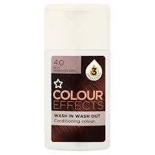 It is fundamental that you wash and rinse your hair as many times as necessary. Superdrug Colour Effects Wash In Hair Dye Rich Warm Brown Superdrug