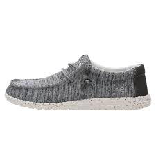 Enjoy lightweight comfort and stylish design wherever you go. Hey Dude Shoes Wally Sox Knit Grey Multi