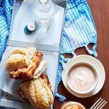 Fried Fish Sandwich With Kimchi Spicy Mayo Recipe Recipe Fried Fish Fish Sandwich Recipes