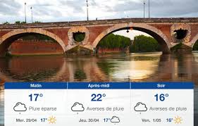 Prévisions météo du mardi 28 avril 2026 à Toulouse