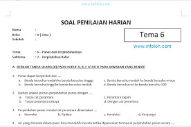 Pin Di Soal Tematik Kelas 5 Sd Tema 6 Subtema 2 Kurikulum 2013 Perpindahan Kalor Dan Kunci Jawaban