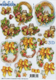 They are easy to use and removable without leaving any traces. Christmas Wreaths Die Cut 3d Decoupage Sheet Paper Crafts Card Making No Cutting Ebay