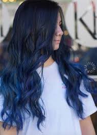 Here, learn how to find the best blue hair color for your skin tone, whether that's a light, dark, or positively royal shade. 50 Magically Blue Denim Hair Colors You Will Love Blue Ombre Hair Denim Hair Hair Styles