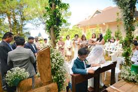 Patrick And Tacia S Baguio Wedding Garden Wedding Ceremony Venue Wedding Garden Wedding Reception