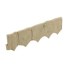 Yet, it can be difficult to get that sharp divide initially and even harder to make sure that it stays that way. Suncast Flagstone No Dig Border Edging For Garden Lawn Or Landscaping Light Tan Marble Set Of 5