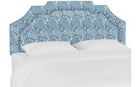 Lola Headboard Floral French Blue Headboard Standard Bed Frame Bed Frame