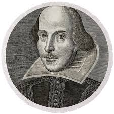 Portrait of William Shakespeare Bath Towel by Martin the elder Droeshout