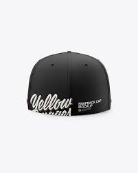 Snapback Cap Mockup Back View In Apparel Mockups On Yellow Images Object Mockups In 2020 Design Mockup Free Free Psd Design Psd Template Free