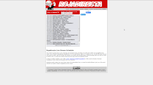 Rojadirecta indexes the channels and streams to sporting events accessible by the internet. Rojadirecta Sports Streams Website