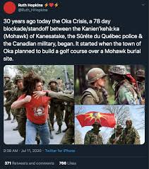 Socialist Fightback at Concordia and McGill - During the Oka Crisis of  1990, the Canadian government did not hesitate to deploy the army against  Mohawk people to secure the construction of a