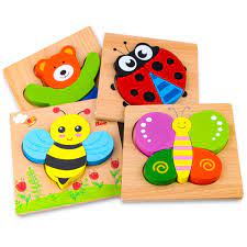 Enjoy the best free online jigsaw, with a new puzzle every day. Afufu Wooden Jigsaw Puzzles For Toddlers 1 2 3 Years Old Boys Girls Educational Montessori Learning Toys Gift With 4 Animals Patterns Bright Vibrant Color Shapes Of Animal Buy Online In Burkina