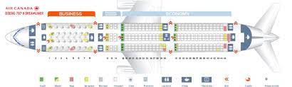 Seat Map And Seating Chart Boeing 787 9 Dreamliner Air Canada Seating Plan Boeing Alaska Airlines